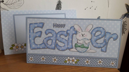 Easter Little Bunny Money or Gift Wallet Card Kit by BECCY WILTON