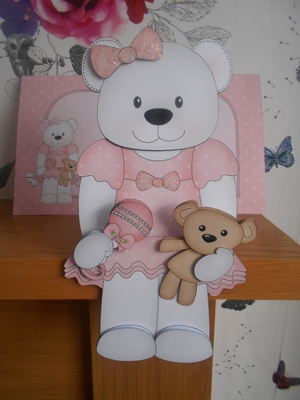 3D on the Shelf Card Kit - Belle Baby Bear by BECCY WILTON