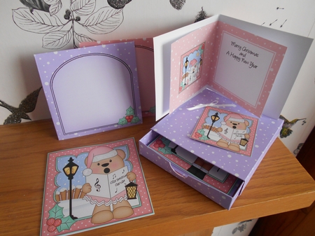 3D Christmas Carol Singers Top Drawer Cards Bumper Kit by BECCY WILTON