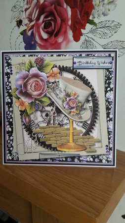 Lovely Steampunk Hat with Roses  by BECCY WILTON