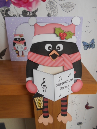 3D on the Shelf Card Kit - Little Christmas Pip Penguin by BECCY WILTON