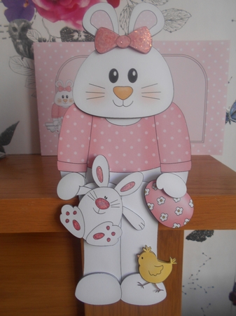 3D on the Shelf Card Kit - Little Easter Bunny's Bunny & Egg by BECCY WILTON
