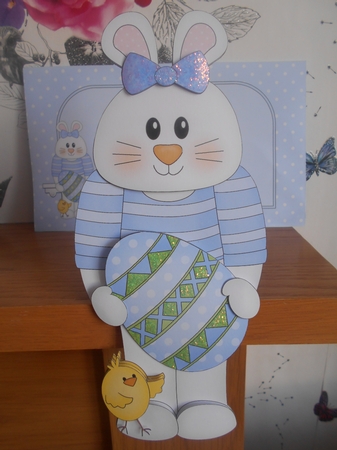 3D on the Shelf Card Kit - Little Easter Bunny's Easter Egg by BECCY WILTON