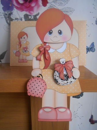 3D on the Shelf Card Kit - Perfume & Handbag Teen Nadia by BECCY WILTON