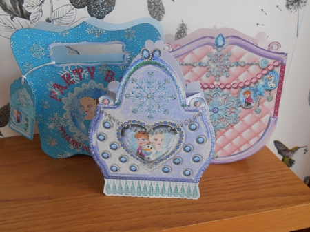 Snowflake Princess Party/Gift Bags by BECCY WILTON