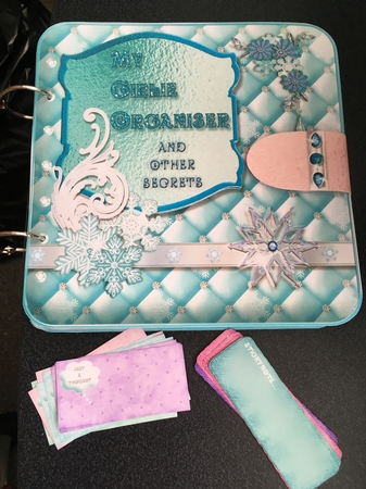 Snowflake Princess & Friends 8x8 Organiser Journal/Diary by BECCY WILTON