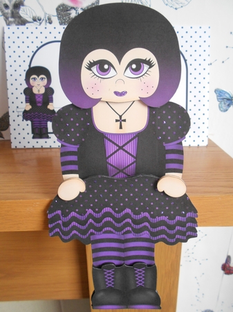 3D On the Shelf Card Kit - Little Goth Kairos by BECCY WILTON