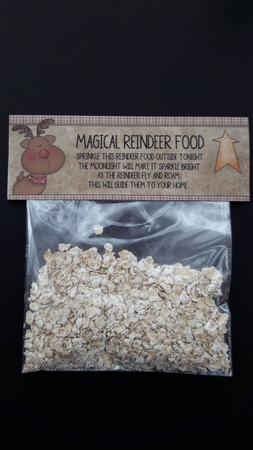 Magical Reindeer Food Large Bag Topper by BECCY WILTON
