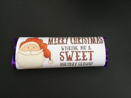 Christmas Candy Bar Wrappers 2 by BECCY WILTON