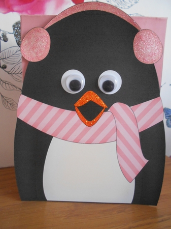 3D Christmas Pip Penguin Gift Bag Mini Kit by BECCY WILTON
