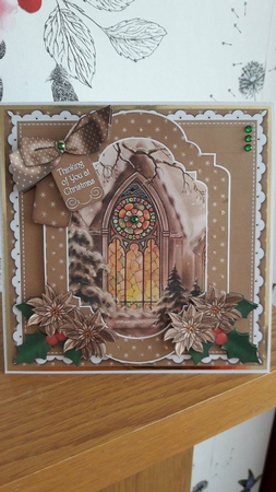Church Window Thinking of You at Christmas 6in Step by Step by BECCY WILTON