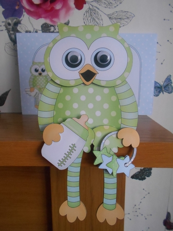 3D On the Shelf Card Kit - Little Hoot Baby Owl by BECCY WILTON