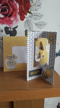 BEE-LIGHTFUL STAR DANGLE BIRTHDAY CARD by BECCY WILTON
