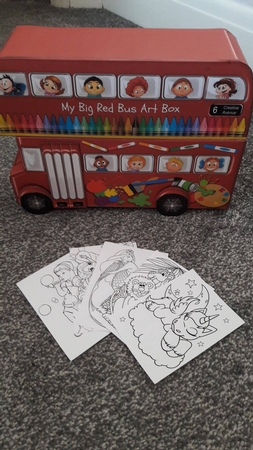 My Big Red Bus Art box Kit by BECCY WILTON