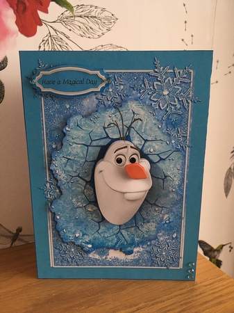 Frozen Fantasy Card Front Sheet 1 by BECCY WILTON