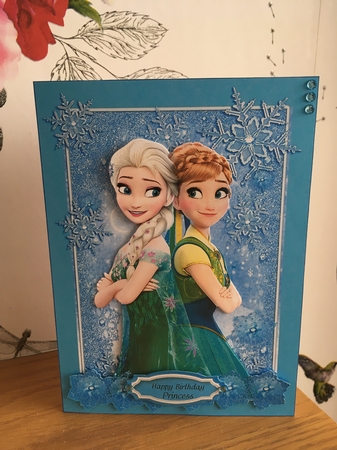 Frozen Fantasy Card Front Sheet 3 by BECCY WILTON