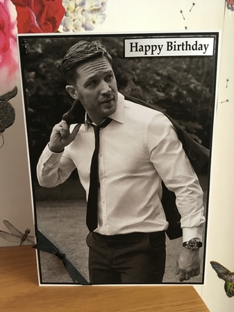 Tom Hardy A5 Quick Card by BECCY WILTON