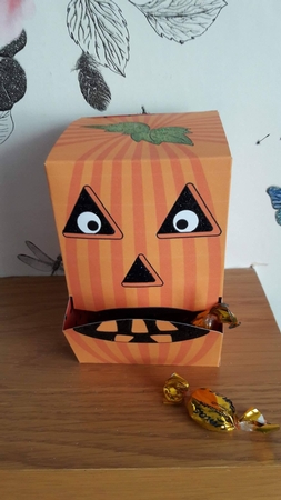 3D Fun Halloween Dispenser Box Mini Kit - Pumpkin by BECCY WILTON