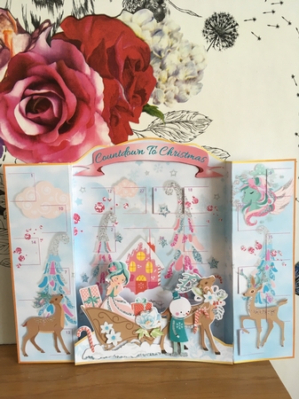 ADVENT CALENDAR CARD - Sugar Wonderland by BECCY WILTON