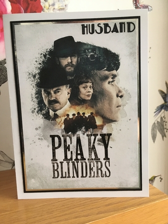 Peaky Blinders 8 A5 Quick Card  by BECCY WILTON