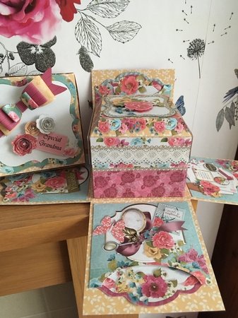 Victoriana Exploding Box Surprise Kit. by BECCY WILTON