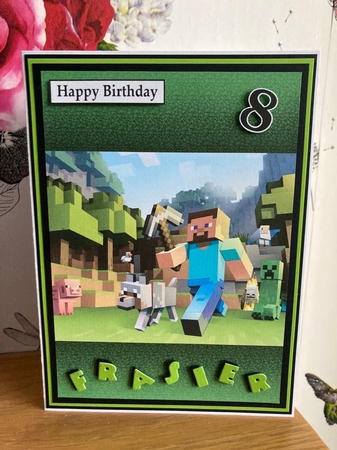 Minecraft 3 Quick Card by BECCY WILTON