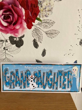 Christmas Snow Princess GRANDDAUGHTER large dl 2 by BECCY WILTON