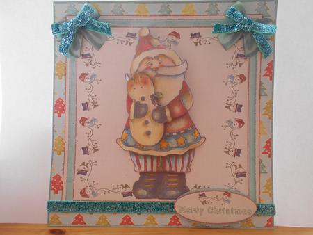 Country Christmas Cardtopper Kit 508 by BECCY WILTON