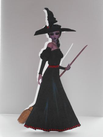 Goth Witch by BECCY WILTON