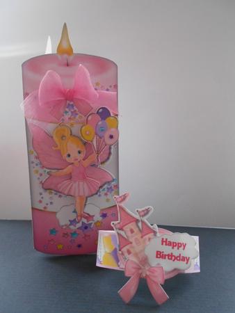 Fairy Princess Candle by BECCY WILTON