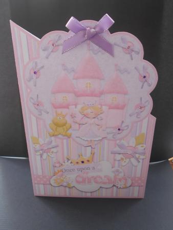 Once Upon a Dream Princess & Frog Quick Cut & Fold Card by BECCY WILTON