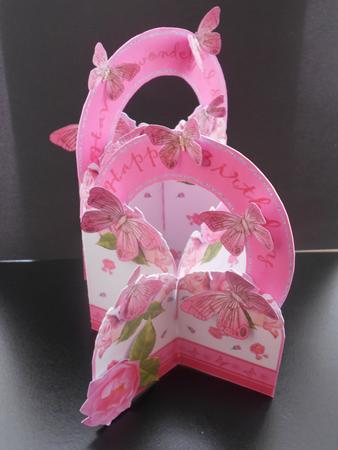 Pink Roses and Butterflies Cascade Kit by BECCY WILTON