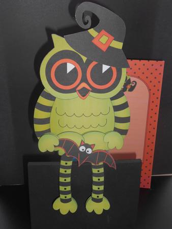 3D on the Shelf Card Kit - Little Halloween Owl Owlbert by BECCY WILTON