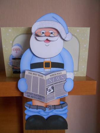 3D on the Shelf Card Kit - Santa on the Throne by BECCY WILTON