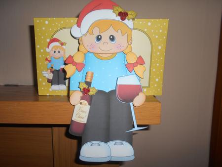 3D on the Shelf Card Kit - a Little Christmas Tipple by BECCY WILTON