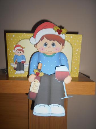 3D on the Shelf Card Kit - a Little Christmas Tipple by BECCY WILTON