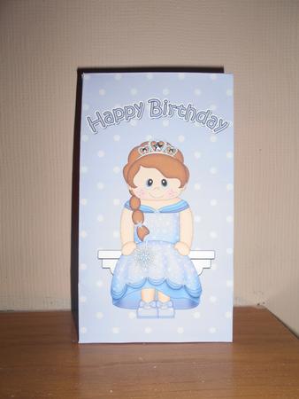 3D Birthday Little Ice Princess Gift Bag Mini Kit by BECCY WILTON