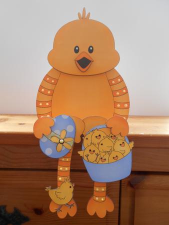 3D on the Shelf Card Kit - Cute Easter Chick's Basket & Egg by BECCY WILTON