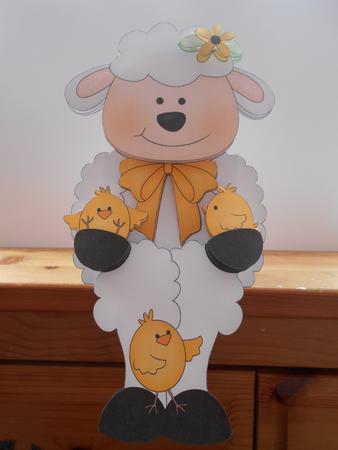 3D on the Shelf Card Kit - Little Easter Lamb & Chicks by BECCY WILTON