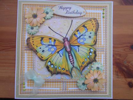 Jumbo Butterfly Daisies Yellow Kit by BECCY WILTON