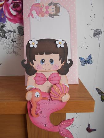 3D on the Shelf Card Kit - Little Mermaid Shelly by BECCY WILTON