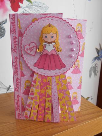 Beautiful Princess Sleeping Beauty Rosette Over the Edge by BECCY WILTON
