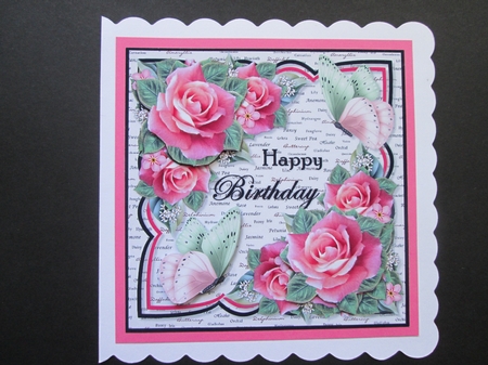 Bumperkit  Scallop Frames &  Roses by BELINDA ABRAHAM