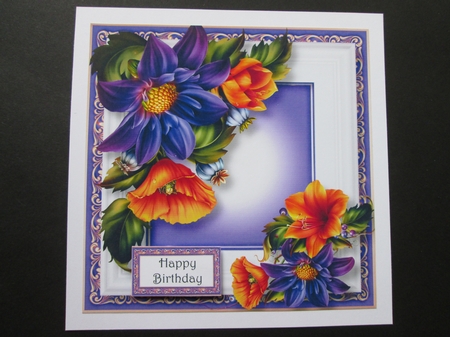 Framed Seasons - Autumn Colour 8x8 by BELINDA ABRAHAM