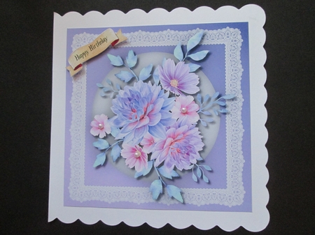 Beautiful Lilac Dahalias by BELINDA ABRAHAM