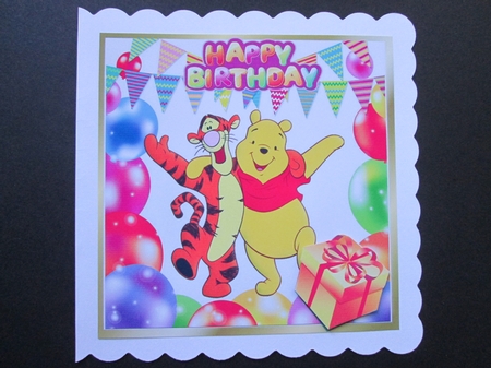 Best friends birthday tigger and pooh 8x8 by BELINDA ABRAHAM