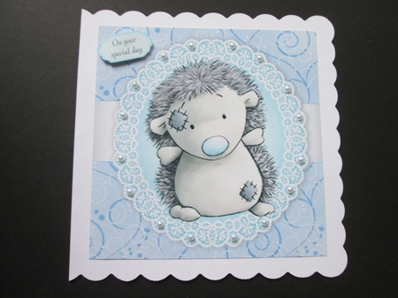Gorgeous Hedgehog 8x8 by BELINDA ABRAHAM