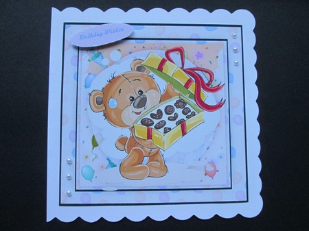 8 Sweet teddys Card fronts by BELINDA ABRAHAM