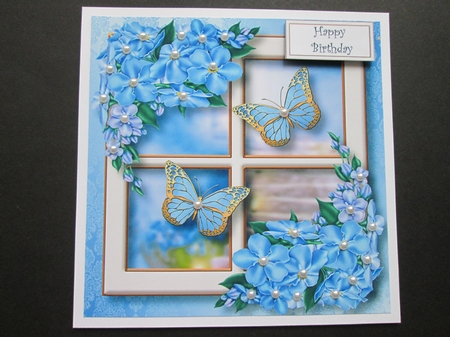 Golden Spring Butterflies QUICK TOPPER Bumper Kit by BELINDA ABRAHAM