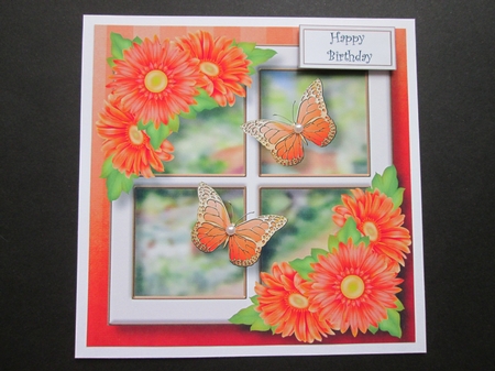 Golden Spring Butterflies QUICK TOPPER Bumper Kit by BELINDA ABRAHAM